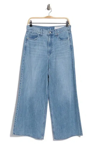 Rag & Bone Serena High Waist Crop Wide Leg Jeans In Blue