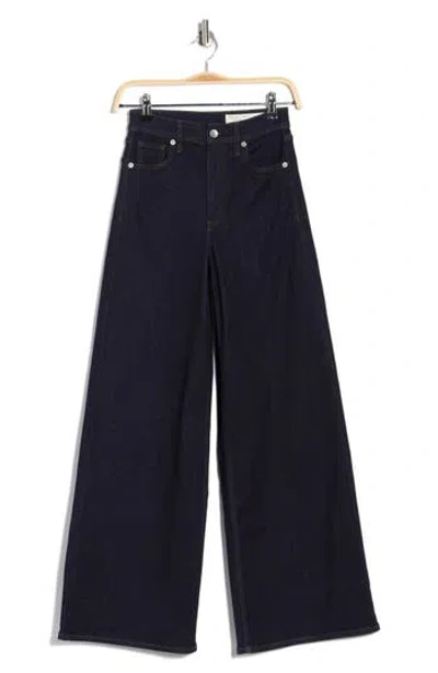 Rag & Bone Serena High Waist Wide Leg Jeans In Blue