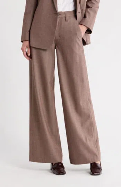 Rag & Bone Serena High Waist Wide Leg Pants In Brown