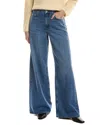 Rag & Bone Serena Polk High-rise Wide Leg Jean In Blue