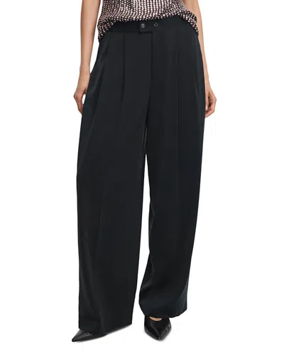 Rag & Bone Shania Pleated Wide Leg Pants In Multi