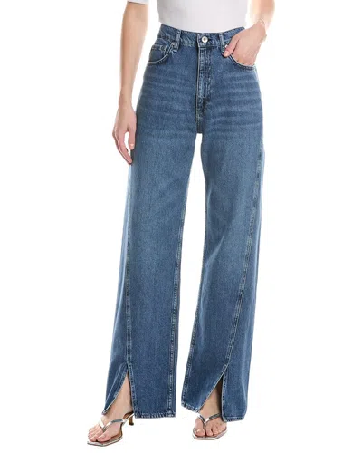 Rag & Bone Shannon High Rise Flare Jean In Blue
