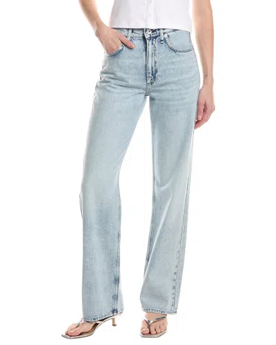 Rag & Bone Shannon High Rise Straight Flare Jean In Blue