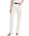 Rag & Bone Shannon White Relaxed Straight Jean In White