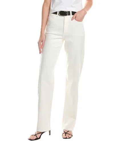 Rag & Bone Shannon White Relaxed Straight Jean
