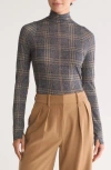 Rag & Bone Shaw Geo Print Paneled Funnel Neck Top In Black