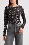 Rag & Bone Shaw Paneled Long-sleeve Top