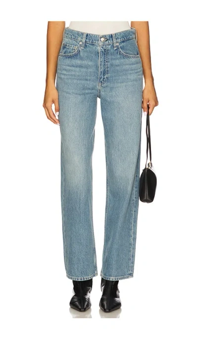 Rag & Bone Shea Ankle Straight Jeans In Blue