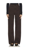 Rag & Bone Shea High Rise Straight Leg Jeans In Leopard In Brown