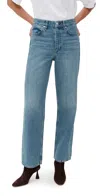 Rag & Bone Shea High Rise Ankle Straight Jeans Ithca In Blue