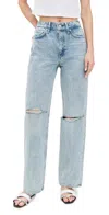 Rag & Bone Shea High-rise Relaxed Straight Full Length Jeans Calhe