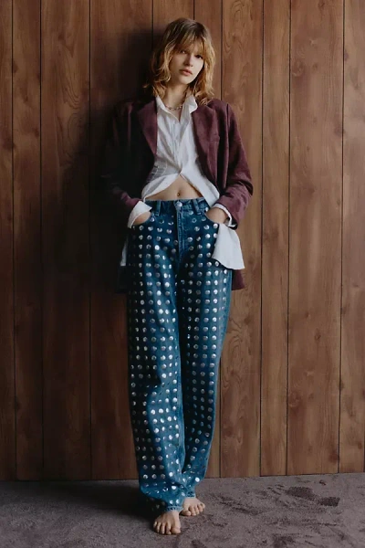 Rag & Bone Shea High-rise Relaxed Straight-leg Jeans In Blue