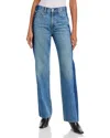 Rag & Bone Shea High Rise Straight Jeans In Balboa Shadow In Multi