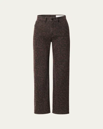 Rag & Bone Shea Relaxed Straight Jeans In Brown