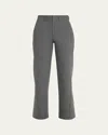 Rag & Bone Shea Tailored Wool-blend Pant In Gray
