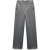Rag & Bone Shea Tailored Wool Pants In Gray