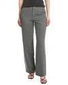 Rag & Bone Shea Tailored Wool-blend Pant In Green