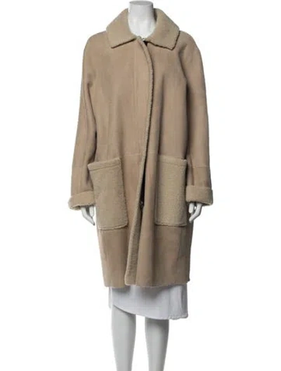 Pre-owned Rag & Bone Shearling Coat In Neutrals