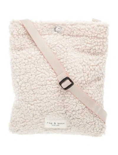 Pre-owned Rag & Bone Shearling Crossbody Bag In Neutral