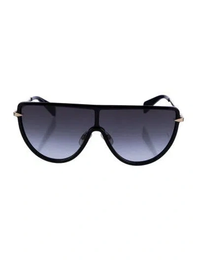 Pre-owned Rag & Bone Shield Gradient Sunglasses In Black