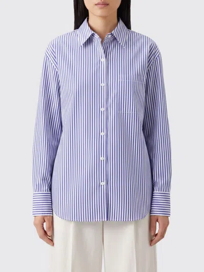 Rag & Bone Shirt Woman Color White In Purple