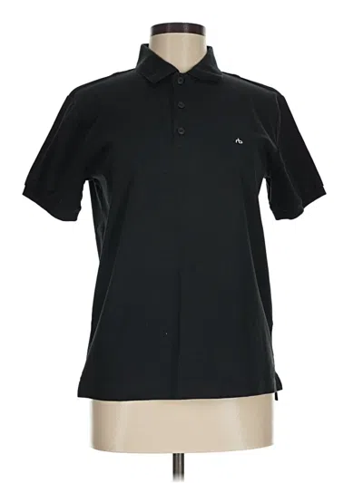 Pre-owned Rag & Bone Short Sleeve Polo Shirt In Black