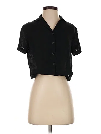 Pre-owned Rag & Bone Short Sleeve Polo Shirt In Black