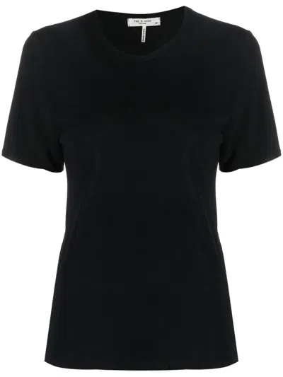 Rag & Bone The Gaia Boy Organic Pima Cotton T-shirt In Black