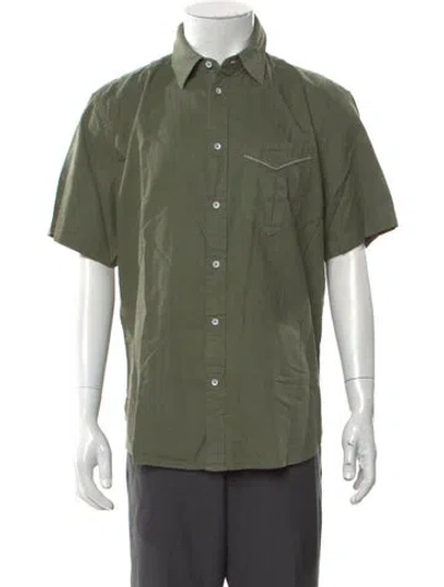 Pre-owned Rag & Bone Short Sleeve Shirt In Green