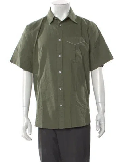 Pre-owned Rag & Bone Short Sleeve Shirt In Green