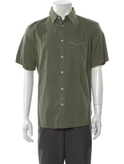 Pre-owned Rag & Bone Short Sleeve Shirt W/ Tags In Green