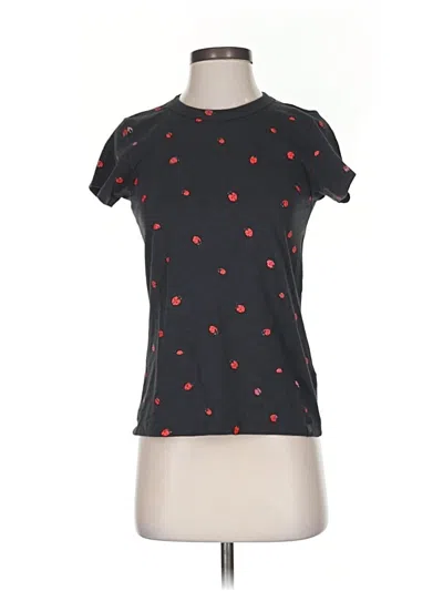 Pre-owned Rag & Bone Short Sleeve T-shirt In Black