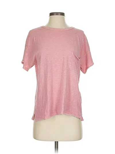 Pre-owned Rag & Bone Short Sleeve T-shirt In Pink