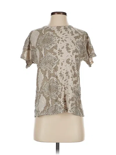 Pre-owned Rag & Bone Short Sleeve T-shirt In Silver