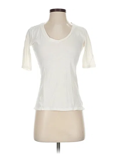 Pre-owned Rag & Bone Short Sleeve T-shirt In White