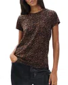 Rag & Bone Leopard Print Cotton T-shirt In Animal Print