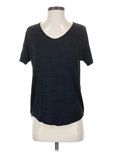 Pre-owned Rag & Bone Short Sleeve Top In Black