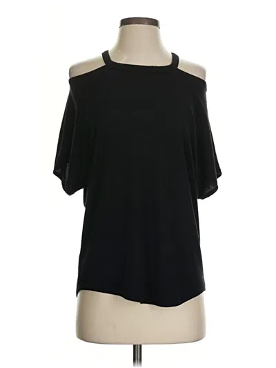 Pre-owned Rag & Bone Short Sleeve Top In Black