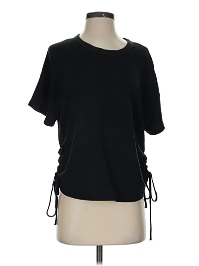 Pre-owned Rag & Bone Short Sleeve Top In Black