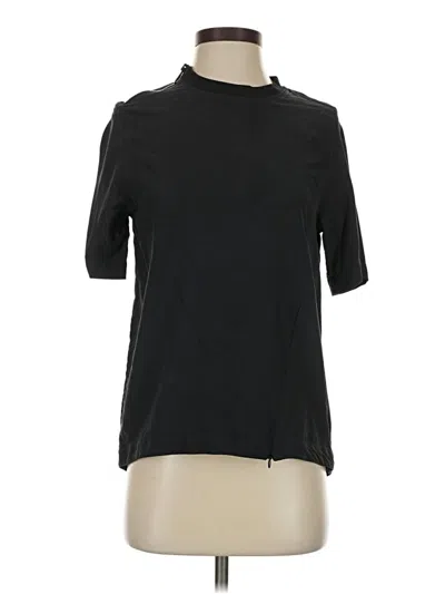 Pre-owned Rag & Bone Short Sleeve Top In Black