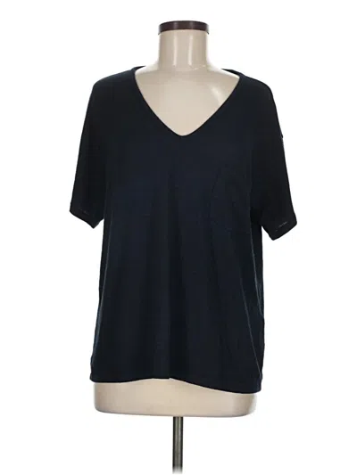 Pre-owned Rag & Bone Short Sleeve Top In Black