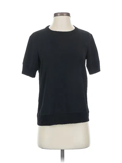 Pre-owned Rag & Bone Short Sleeve Top Black Crew Neck Tops