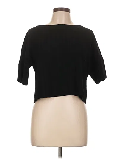 Pre-owned Rag & Bone Short Sleeve Top Black Scoop Neck Tops