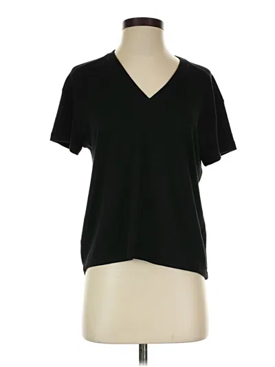 Pre-owned Rag & Bone Short Sleeve Top Black V-neck Tops