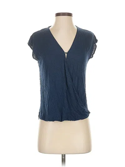 Pre-owned Rag & Bone Short Sleeve Top In Blue