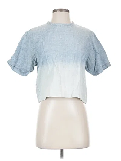 Pre-owned Rag & Bone Short Sleeve Top In Blue
