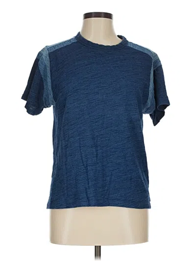 Pre-owned Rag & Bone Short Sleeve Top In Blue