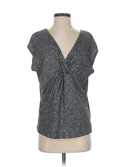 Pre-owned Rag & Bone Short Sleeve Top In Gray