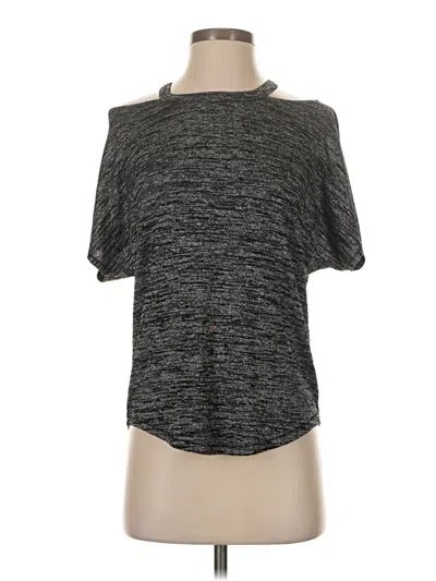 Pre-owned Rag & Bone Short Sleeve Top In Gray