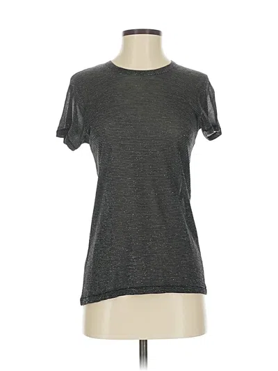 Pre-owned Rag & Bone Short Sleeve Top Gray Crew Neck Tops